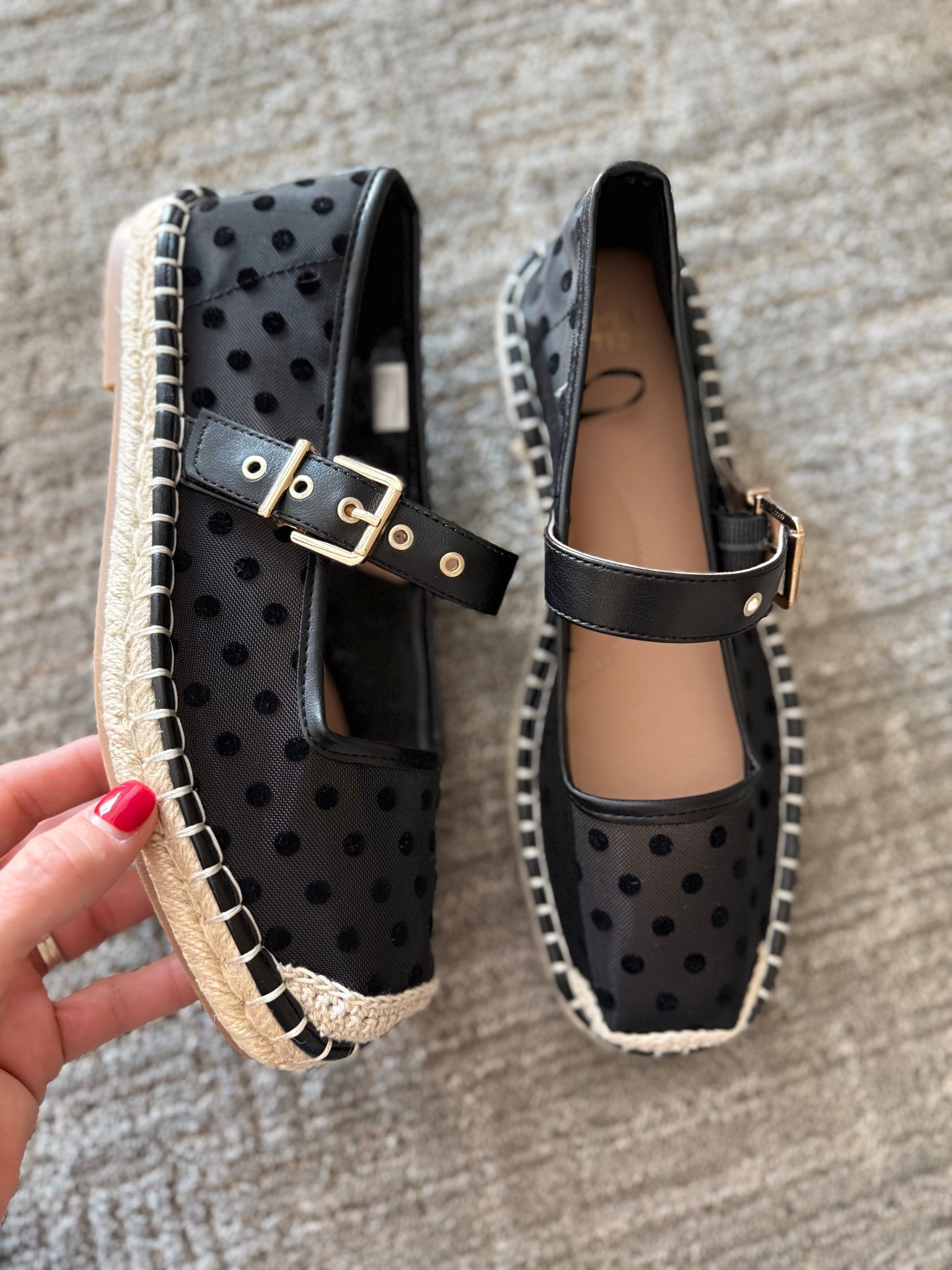 The cutest polkadot shoes I ever did see! 
Spring shoes
Target new arrivals
Spring break sandals 


#LTKootd