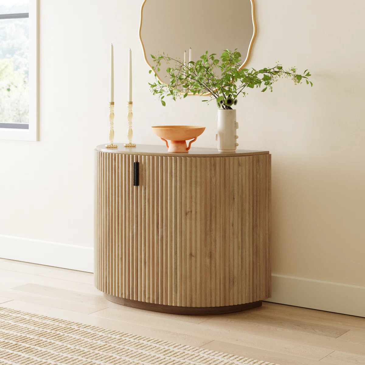 Chessa Solid Wood Accent Cabinet | Wayfair North America