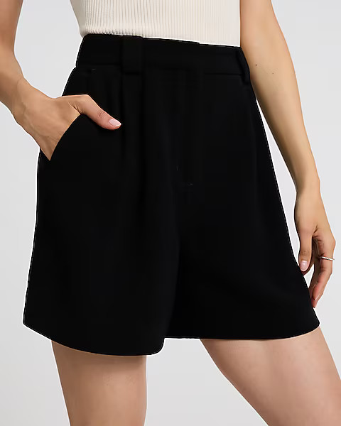 High Waisted Relaxed Shorts | Express