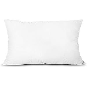 Edow Throw Pillow Insert, Lightweight Soft Polyester Down Alternative Decorative Pillow, Sham Stuffe | Amazon (US)
