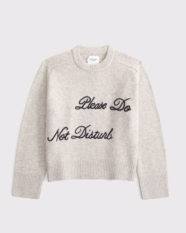 The A&F Madeline Crew Sweater | Abercrombie & Fitch (US)