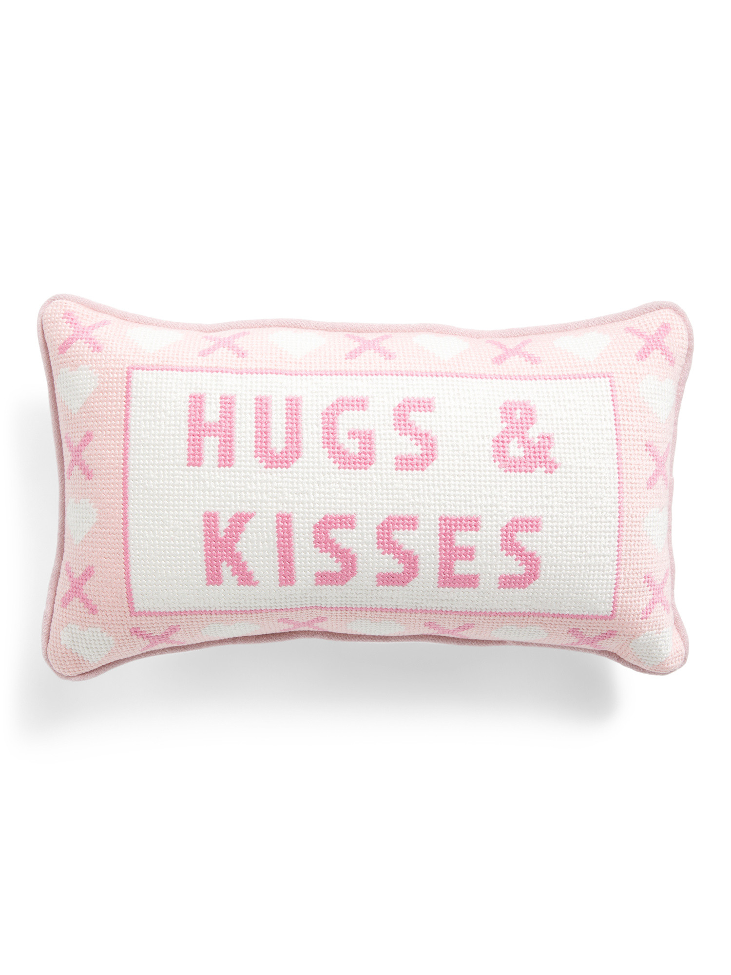 9x15 Hugs And Kisses Needlepoint Pillow | Throw Pillows | Marshalls | Marshalls