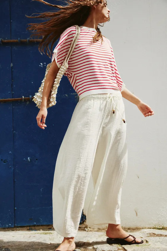WIDE SLEEVE KNIT TOP | Zara US