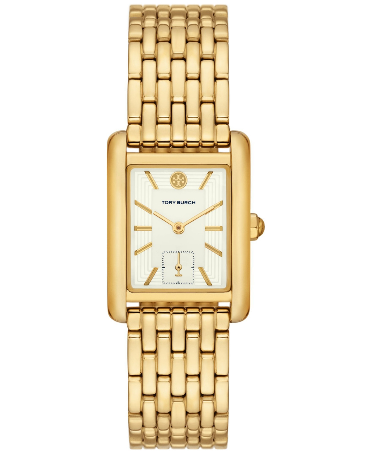 Tory Burch Women's Eleanor Gold-Tone Stainless Steel Bracelet Watch 34mm - Gold | Macy's