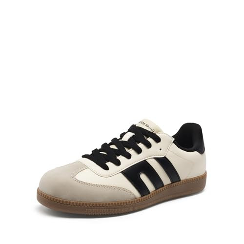 DREAM PAIRS Women's Sneakers Walking Tennis Shoes,Beige/Black,9.5 | Amazon (US)