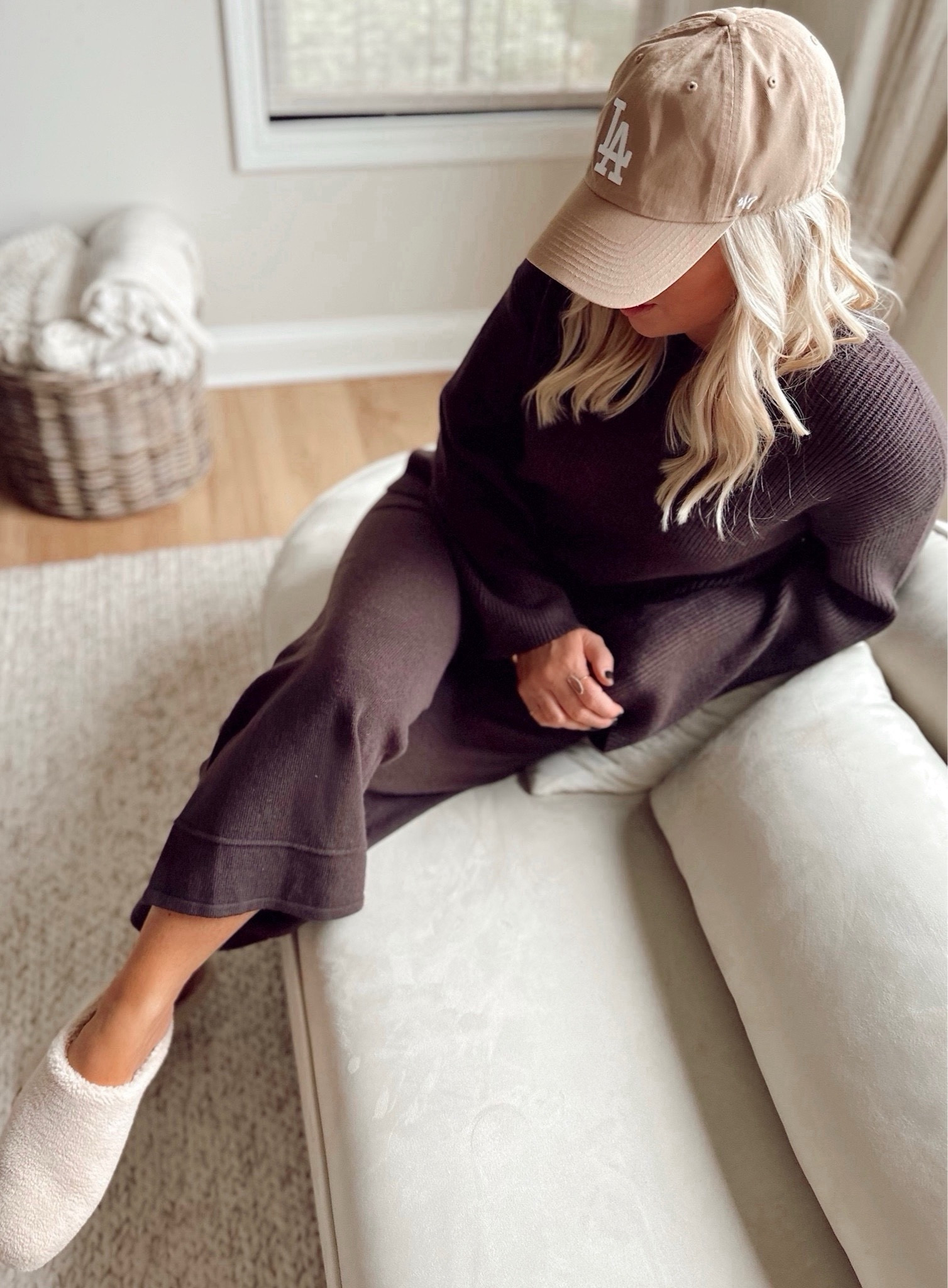 On sale for Amazon Prime Big Deal Days! 30% off the sweater and 20% off the pants!

Love this comfy Amazon set! And how about this color!!! 🤎🤎🤎
Sizes XXS - 5X. Over 10 color options. 

Wearing smalls. Went up a size in the slippers. 

Amazon the drop. Amazon fashion. Loungewear. Travel. Brown. Fall style.

#LTKxPrimeDay #LTKSaleAlert #LTKFindsUnder100