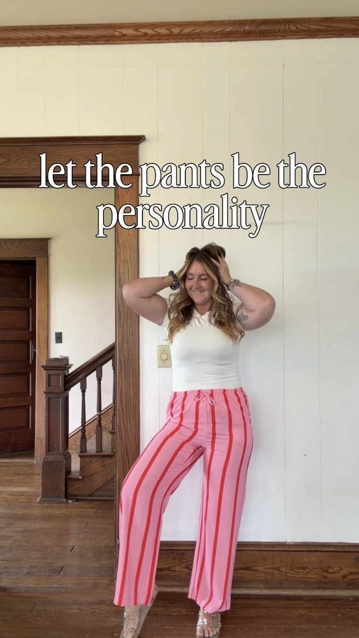 The pants had enough personality, so the rest of the outfit got to relax 💗