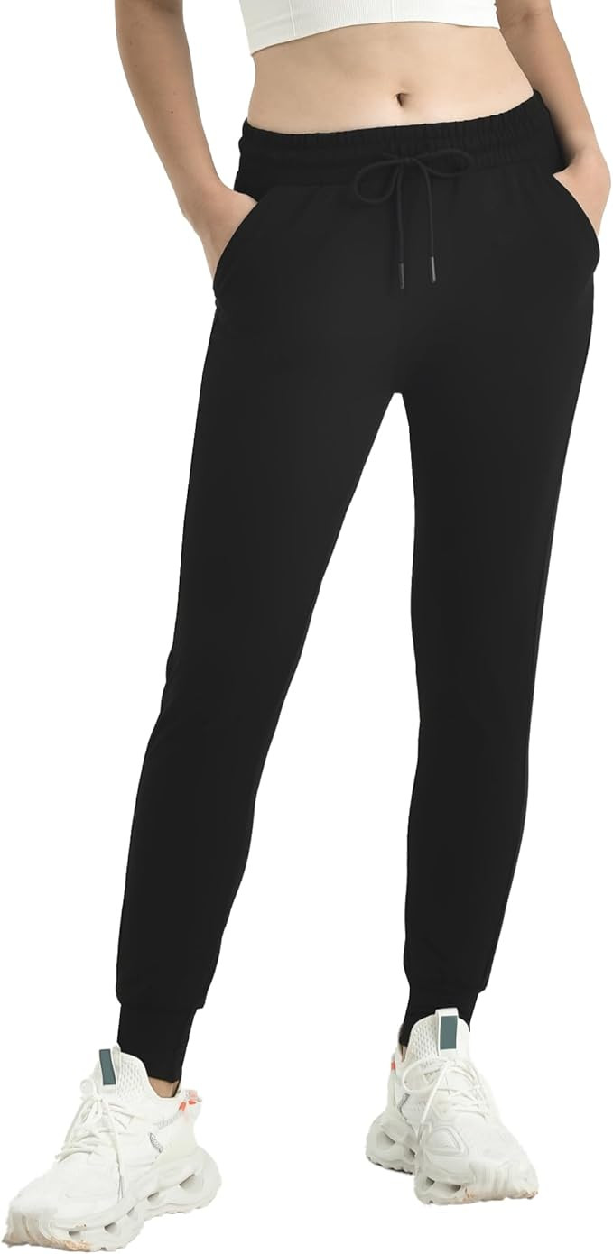 Ipletix Joggers for Women with Pockets,Womens Drawstring Lightweight Yoga Sweatpants for Lounging... | Amazon (US)