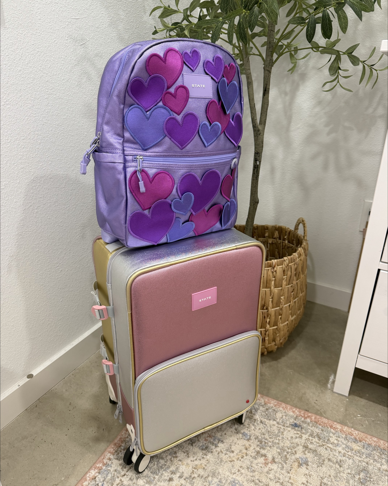 State toddler suitcase and backpack!! Perfect for travel!