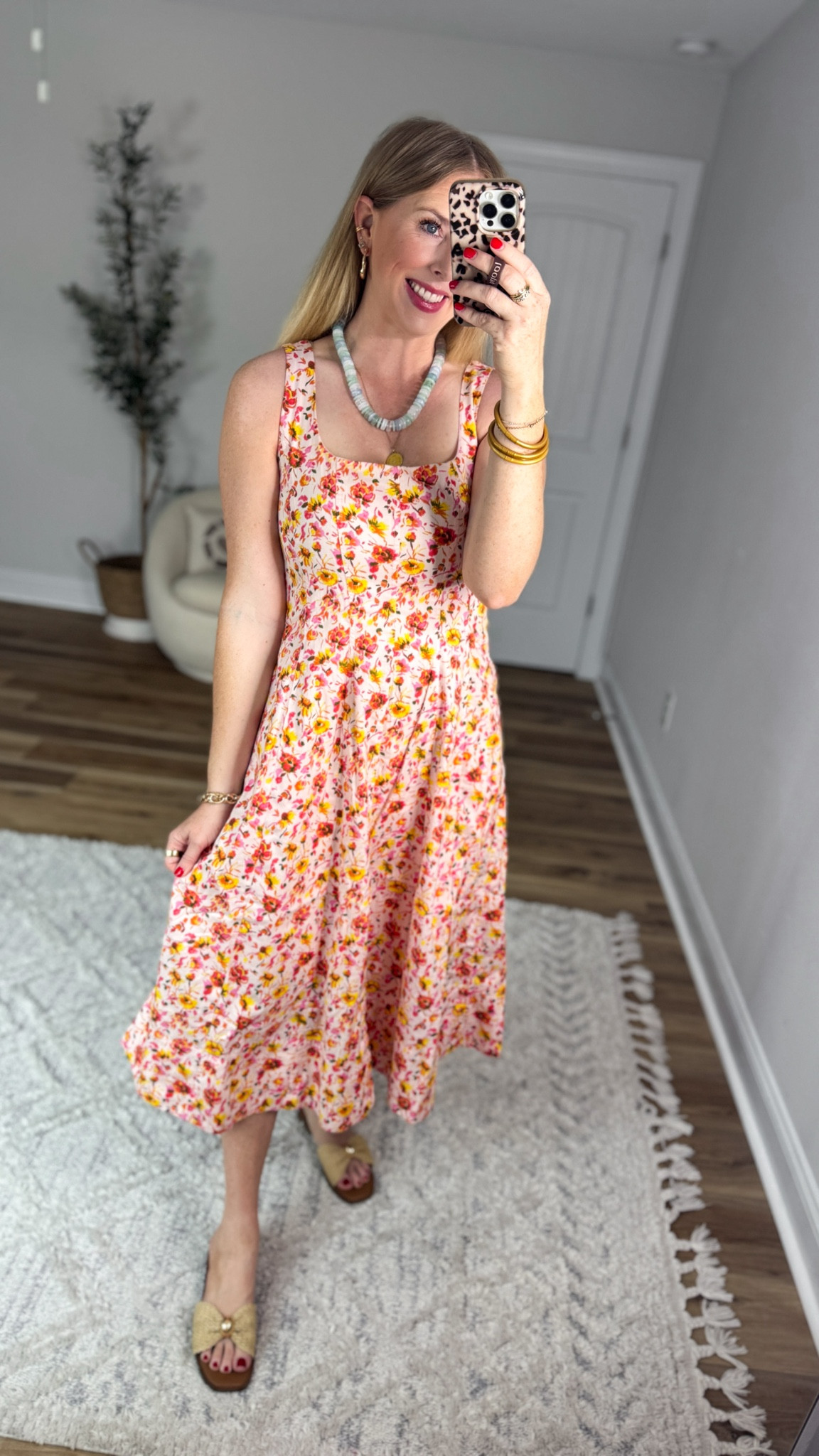 Weekend Walmart Wins try on
Floral midi dress- small

#LTKootd #LTKgrwm #LTKMothersDay