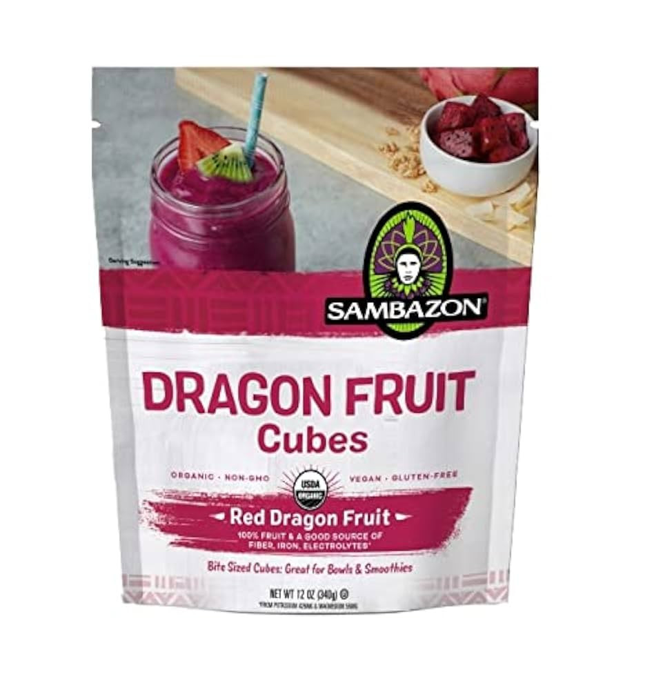 Sambazon, Dragon Fruit Cubes, 12 Ounce | Amazon (US)