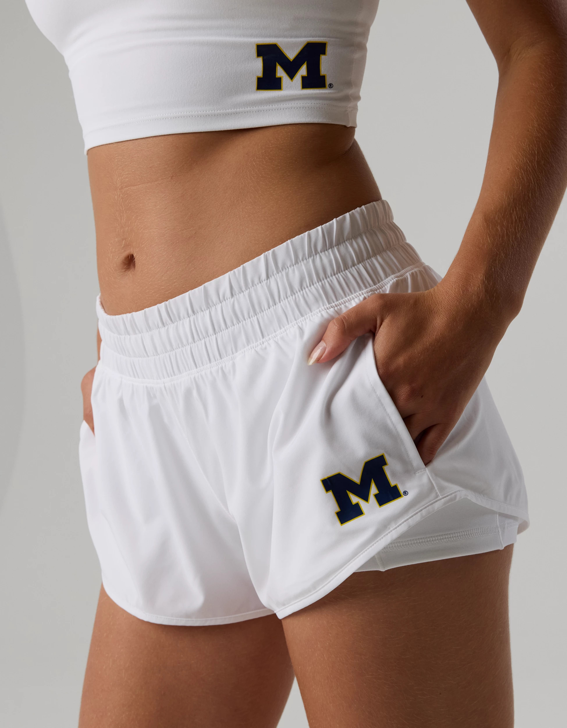 Michigan Wolverines OFFLINE By Aerie 2" Hot Stuff Short | Aerie