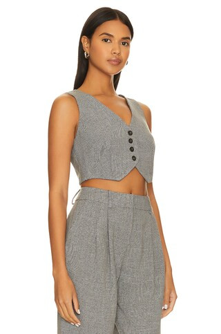 The Shrunken Vest
                    
                    L'Academie | Revolve Clothing (Global)