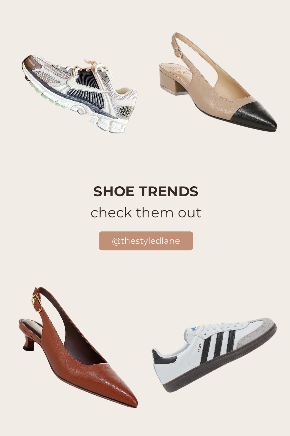 This season is all about versatility—whether you’re rocking sporty sneakers, chic slingbacks, or elevated everyday staples, these styles are having a major moment. 

From the trendy Nike Vomero 5 and Adidas Sambas to sleek, Parisian-inspired slingbacks, there’s a perfect pair for every vibe. 

Which trend are you loving most? 

#SpringStyle #ShoeTrends #EffortlessChic

#LTKFindsUnder50 #LTKFindsUnder100 #LTKShoeCrush