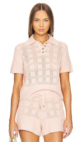 Waverly Polo Top in Dusty Pink | Revolve Clothing (Global)