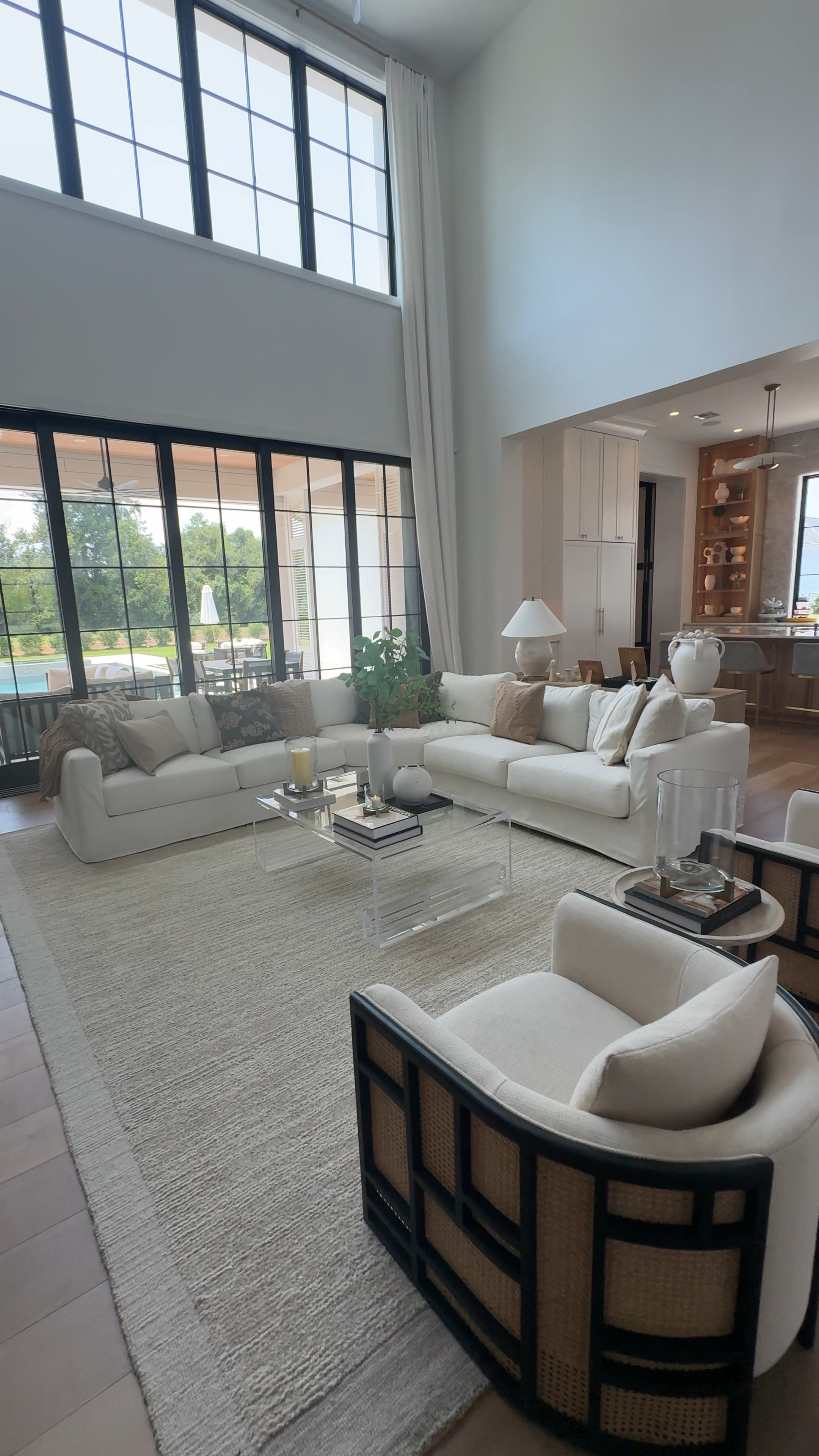 Kind of obsessed with how good our living room turned out!🥰 the sectional and new rug along with decor + sofa console really elevated the space!😍 


#LTKFamily #LTKVideo #LTKHome