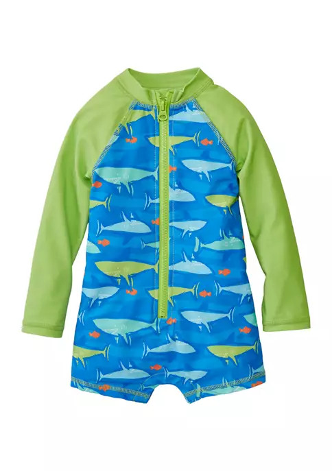 Baby Boys Swim Romper | Belk