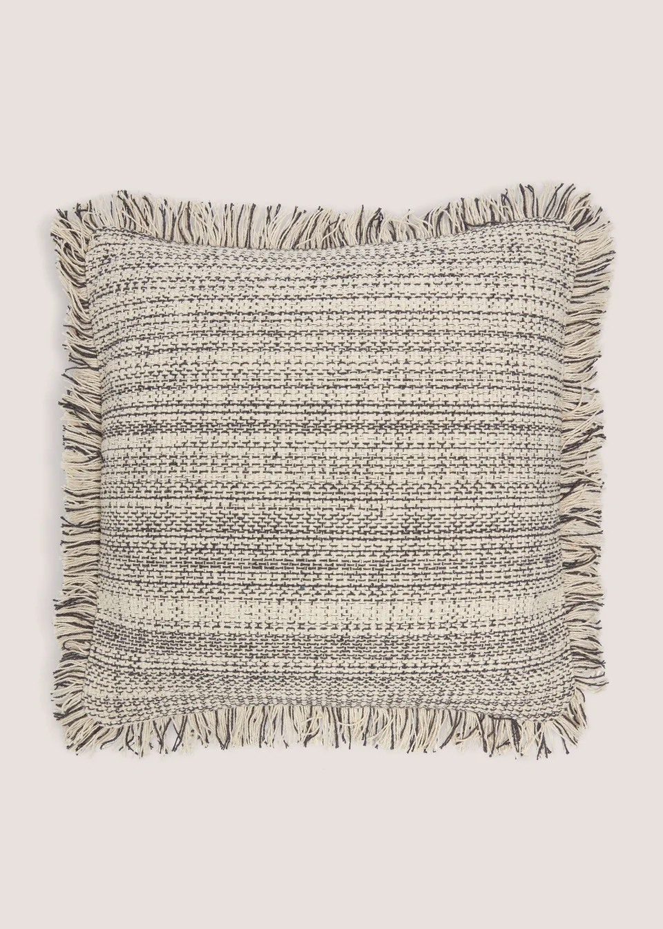 Neutral Frilled Casa Cushion (43cm x 43cm) | Matalan (UK)