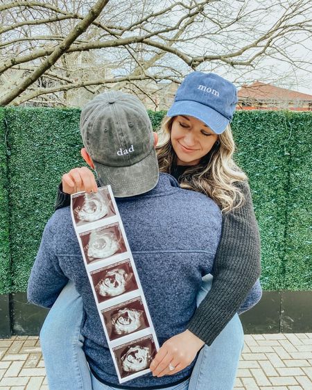 These hats were the perfect touch to our pregnancy announcement photos 🥰🙌🏻 #amazon #amazonfinds #pregnancyannouncement 

#LTKfamily #LTKunder50 #LTKunder100
