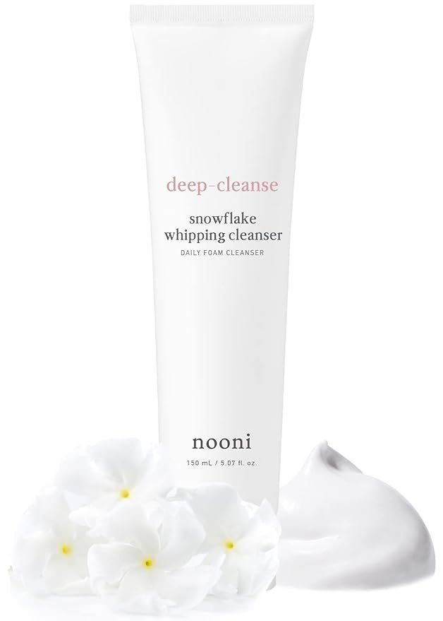 NOONI Daily Face Wash - Snowflake Whipping Cleanser | Foam, Nourish, Refine, and Remove Impuritie... | Amazon (US)