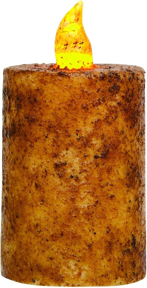 CWI Gifts Burnt Drip Wax Battery Operated Candle - Realistic Flameless Candles - LED Candles - Ba... | Amazon (US)