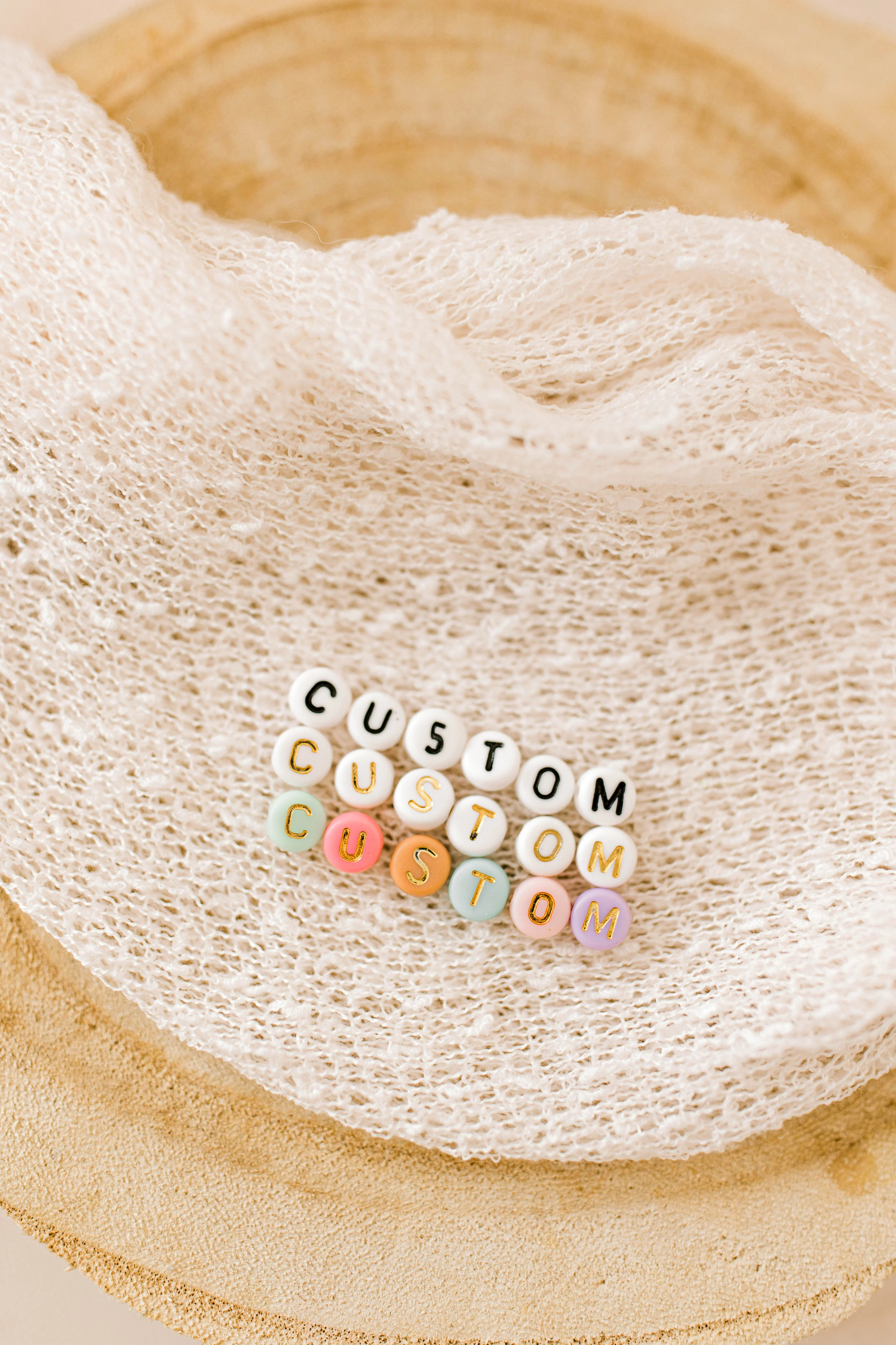 Custom Beaded Bracelet | Pearly Pie Collective