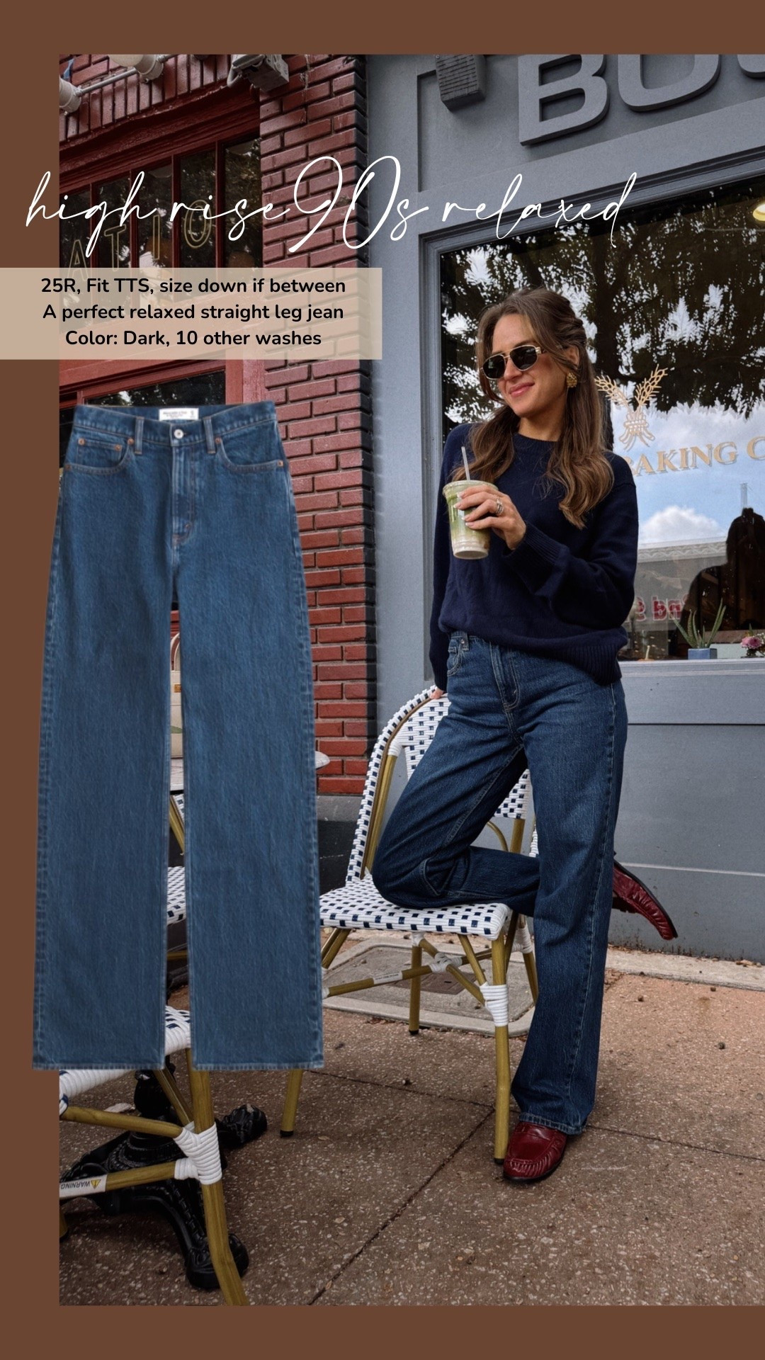 AF DENIM SALE ✨ stack code: DENIMAF (sizing below)
1. High rise 90s relaxed 25R


#LTKSaleAlert #LTKootd