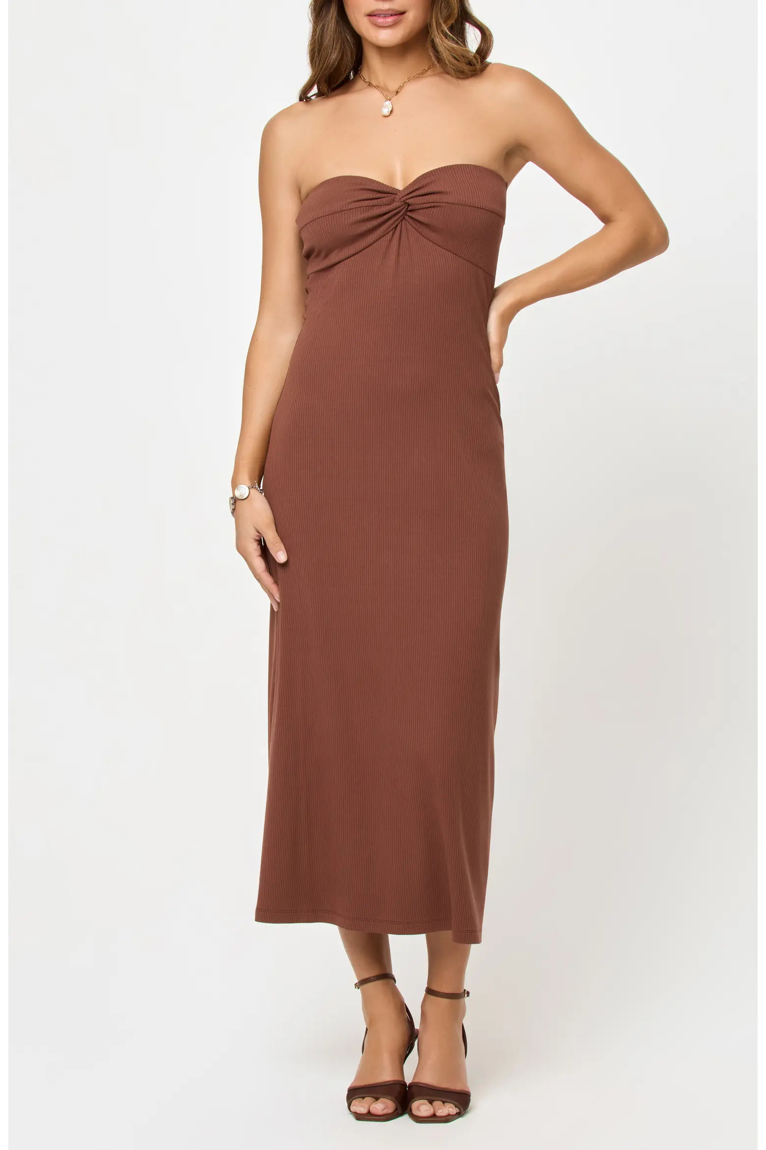 LSPACE Lisette Strapless Rib Cover-Up Dress (Women) | Nordstrom | Nordstrom