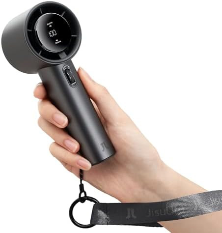 JISULIFE Handheld Fan Pro Series - High Speed Airflow: 1-100 Speed Scroll Wheel, Metal Body, Digi... | Amazon (US)