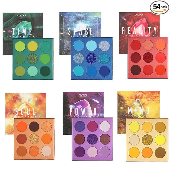 docolor Eyeshadow Palette 54Colors Gemstone Eye Shadow Palette Highly Pigmented Mattes Glitter Sh... | Amazon (US)