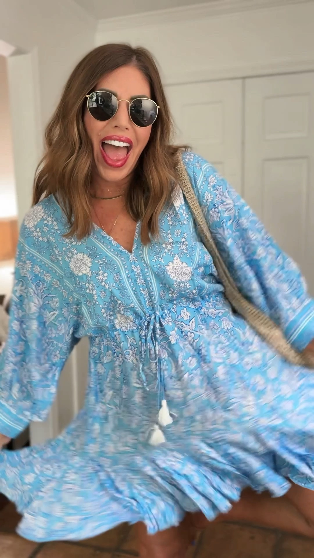 Super lightweight and comfy, flirty, and feminine the perfect dress for summer wear it to all of your outdoor barbecues parties, vacations, and more!!

I’m wearing my true size medium and you can 🚨save 30% off with my code MELISSAB30🚨

@VICI 

#LTKOver40 #LTKTravel #LTKSaleAlert