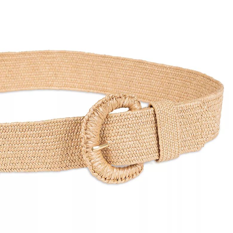 Women's LC Lauren Conrad Straw With Wrapped Buckle Belt | Kohl's