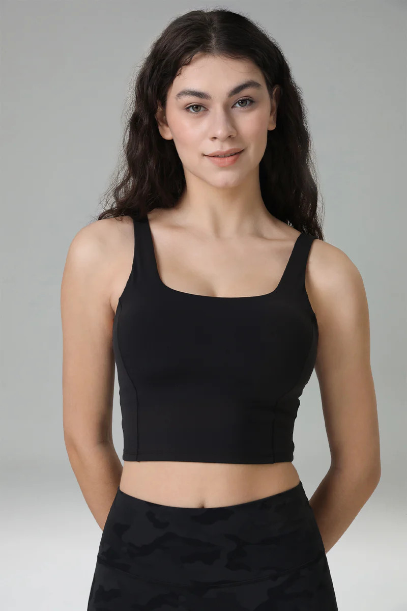 Dreamlux Criss-Cross Back Sports Bra Top | Colorfulkoala