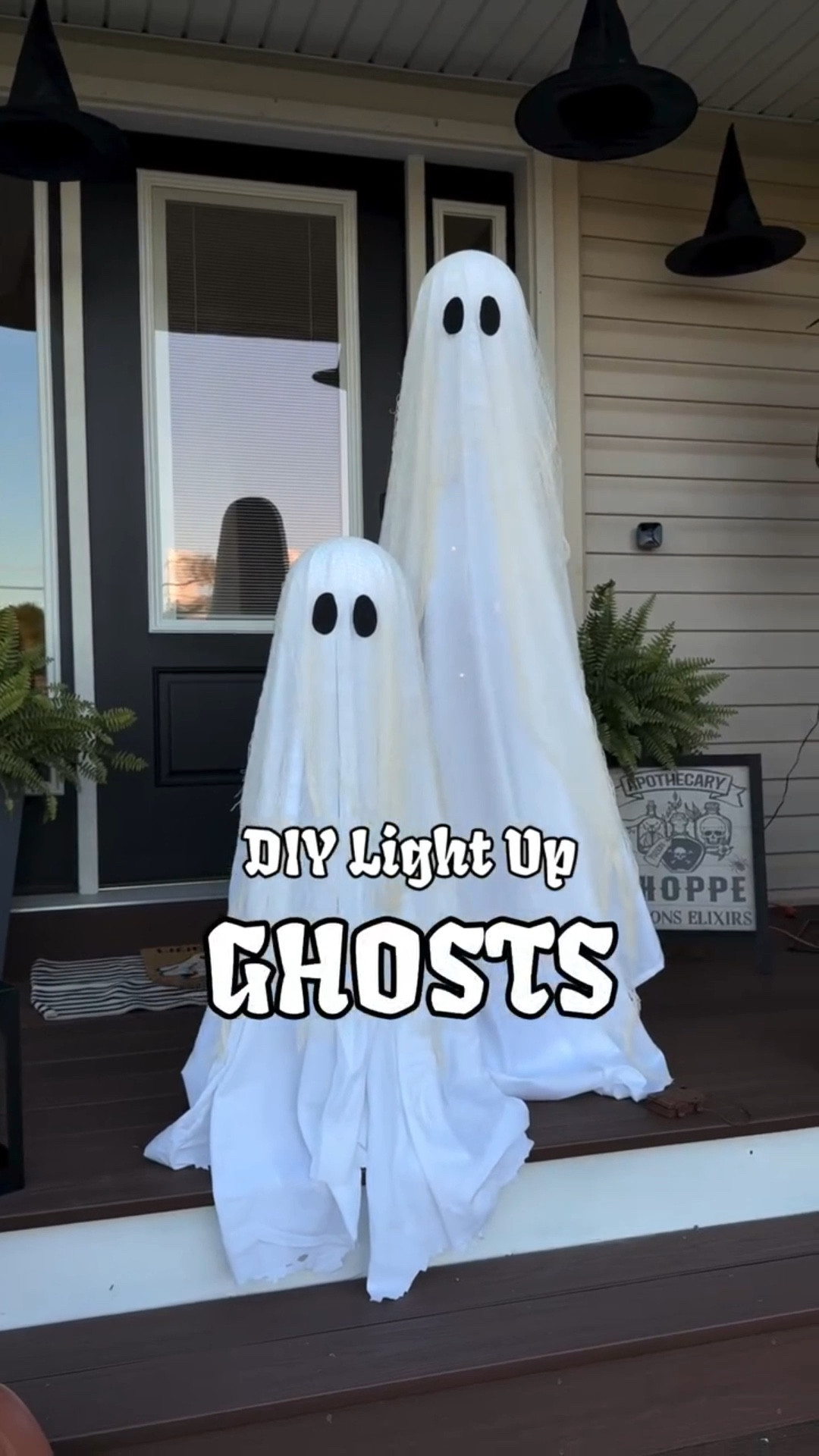 DIY Light Up Ghosts! I had so much fun making these and they’re super easy! You can also get your supplies at your local Dollar General :) I did get all of mine from Lowe’s and Amazon. 

#LTKSeasonal #LTKHalloween #LTKHome