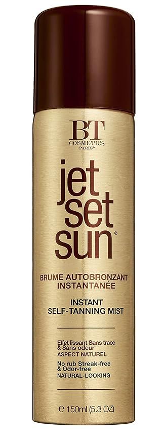 Jet Set Sun Instant Self Tanning Mist, Sunless Tanner, Non-Comedogenic Spray Tan, Natural Glow, 5... | Amazon (US)