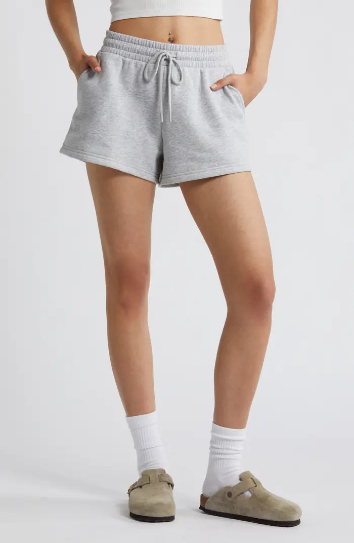 BP. Elastic Waist Fleece Shorts | Nordstrom | Nordstrom