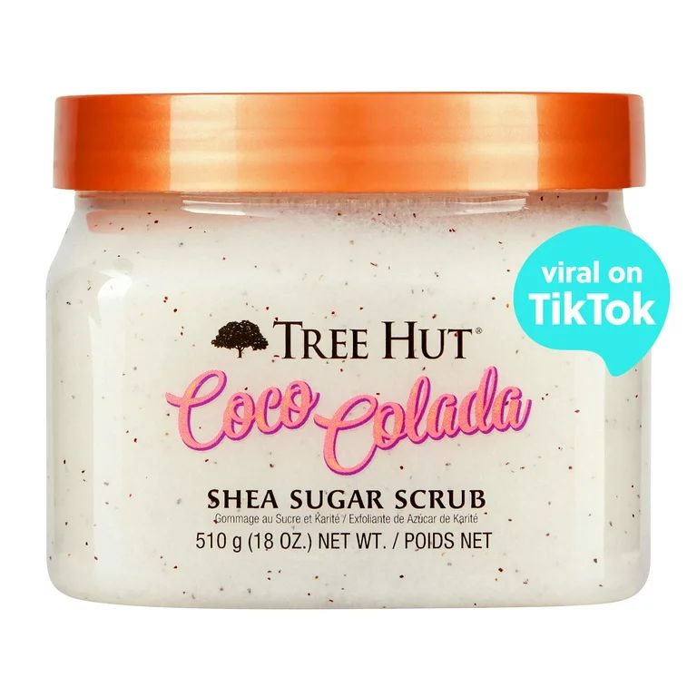 Tree Hut Coco Colada Shea Sugar Exfoliating and Hydrating Body Scrub, 18 oz. | Walmart (US)