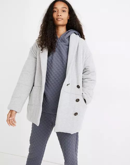 Sweatshirt Puffer Coat | Madewell