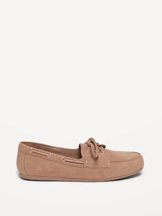 Faux-Suede Boat Shoes for Women | Old Navy (CA)