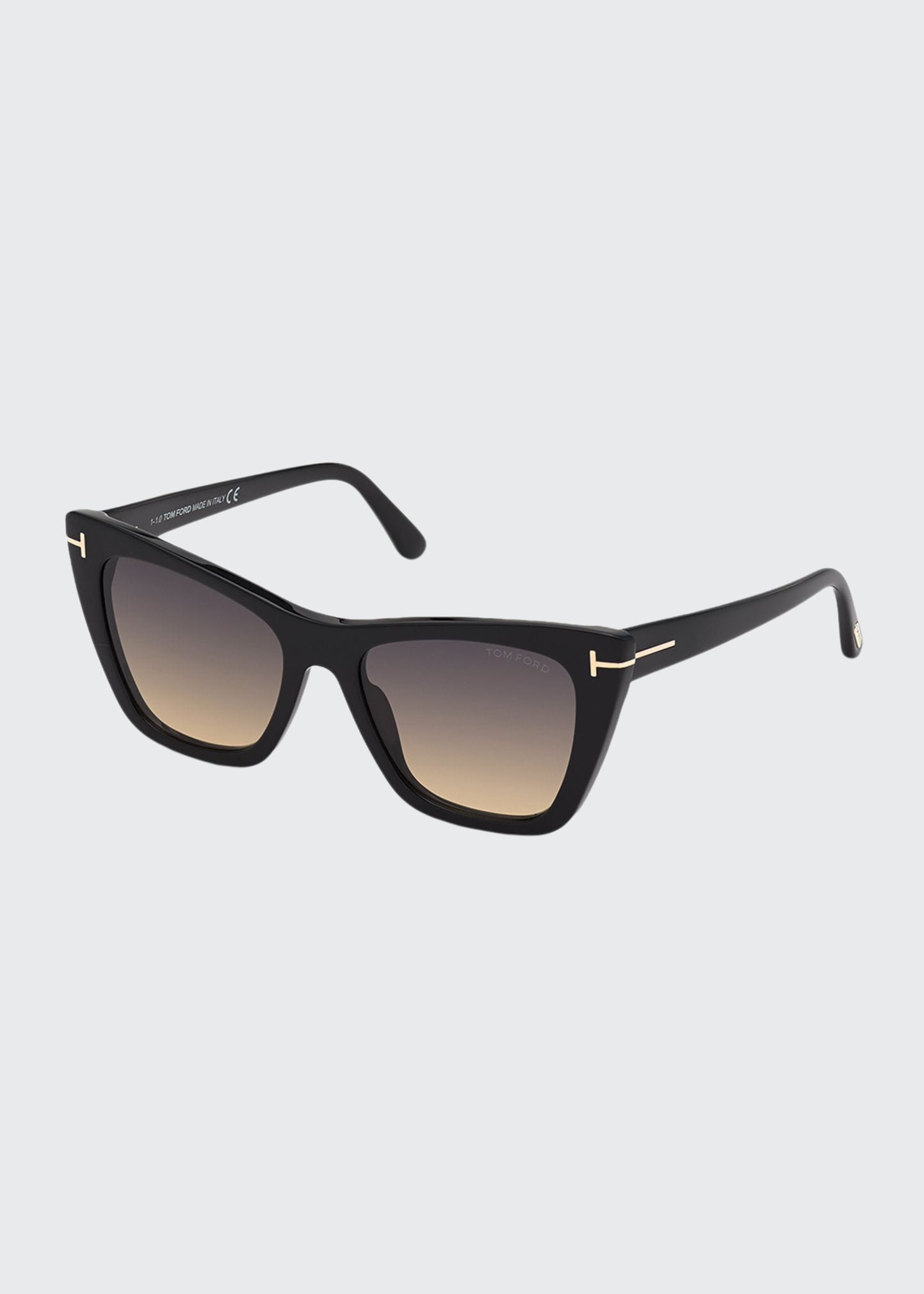 Poppy Plastic Cat-Eye Sunglasses | Bergdorf Goodman
