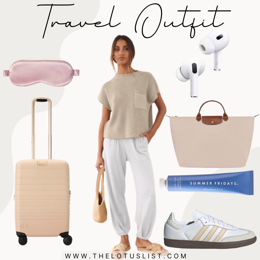 Travel Outfit

Ltkfindsunder100 / ltkfindsunder50 / LTKsalealert / LTKshoecrush / LTKitbag / LTKGiftGuide / ltkmidsize / ltkplussize / beis / beis travel / beis luggage / luggage / sleep mask / travel outfit / travel outfits / flight outfit / airplane outfit / tote bag / travel tote bag / travel tote / tote bag / tote / neutrals / neutral outfit / sambas / adidas / adidas sambas / summer Fridays / jet lag eye mask / longchamp tote bag / AirPods / matching set / matching sets / loungewear / lounge / lounge set / lounge sets / loungewear set / Amazon / Amazon finds / Amazon style / sale / sale alert 

#LTKSeasonal #LTKStyleTip #LTKTravel