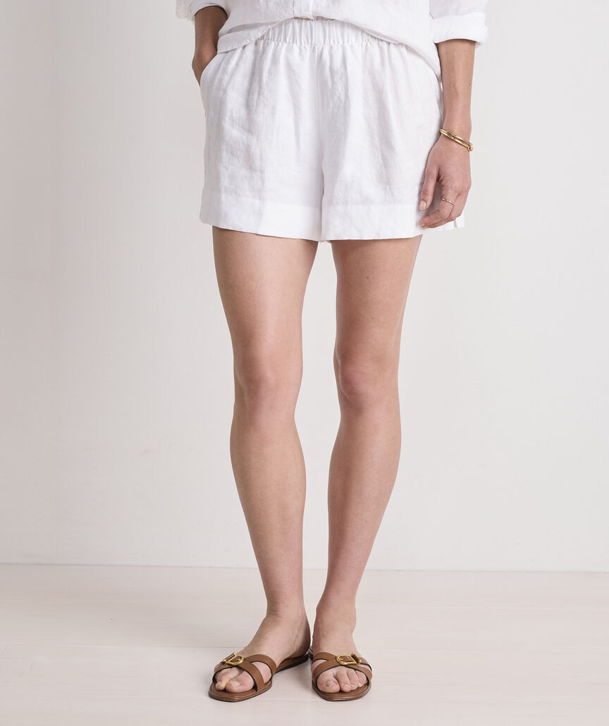 Linen Pull-On Shorts | vineyard vines