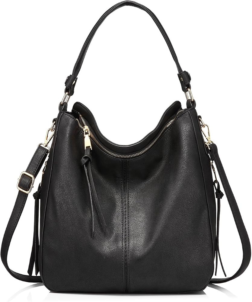 Hobo Crossbody Bag for Women, Designer Shoulder Purse Handbags | Amazon (US)