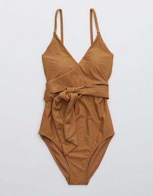 Aerie Wrap One Piece Swimsuit | American Eagle Outfitters (US & CA)