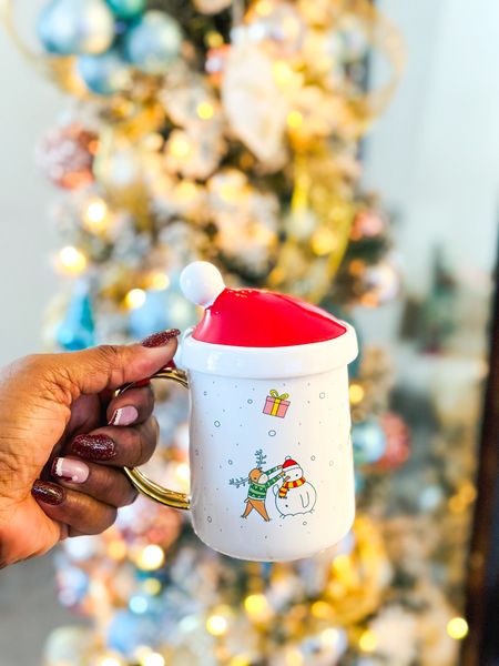 Happy Thursday, how cute is my Christmas coffee cup with cover and spoon. Shop the link below. I listed some other seasonal coffee station must haves. ✨ Click on the “Shop  “REELS” collage” collections on my LTK to shop.  Have an amazing day. xoxo

#LTKhome #LTKHoliday #LTKGiftGuide