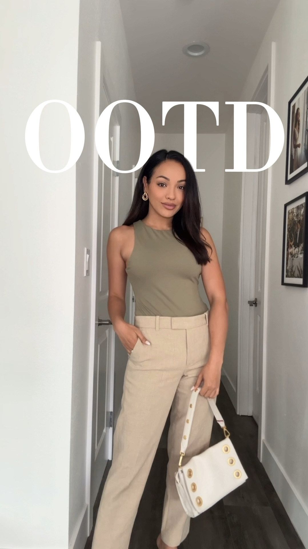 My everyday office uniform is usually a good bodysuit and trousers. I was going to be doing a lot of walking so opted for a kitten heel! Summer ootd work wear office outfit business casual petite


#LTKStyleTip #LTKSummerSales #LTKWorkwear