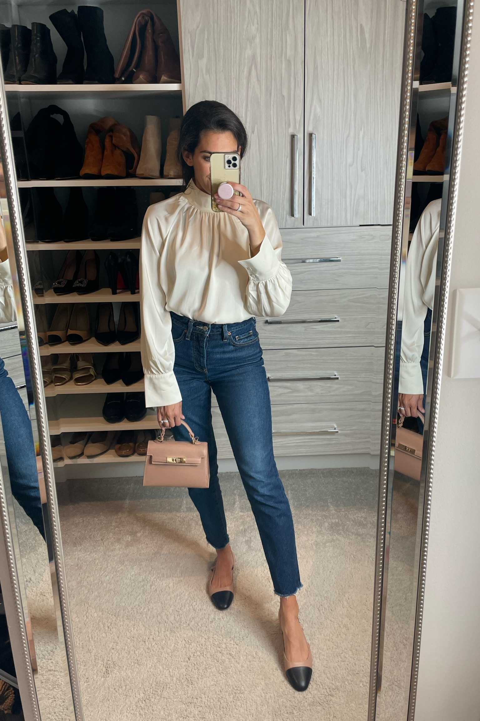 Casual work outfit / flats for work / 

#LTKunder100 #LTKshoecrush #LTKunder50