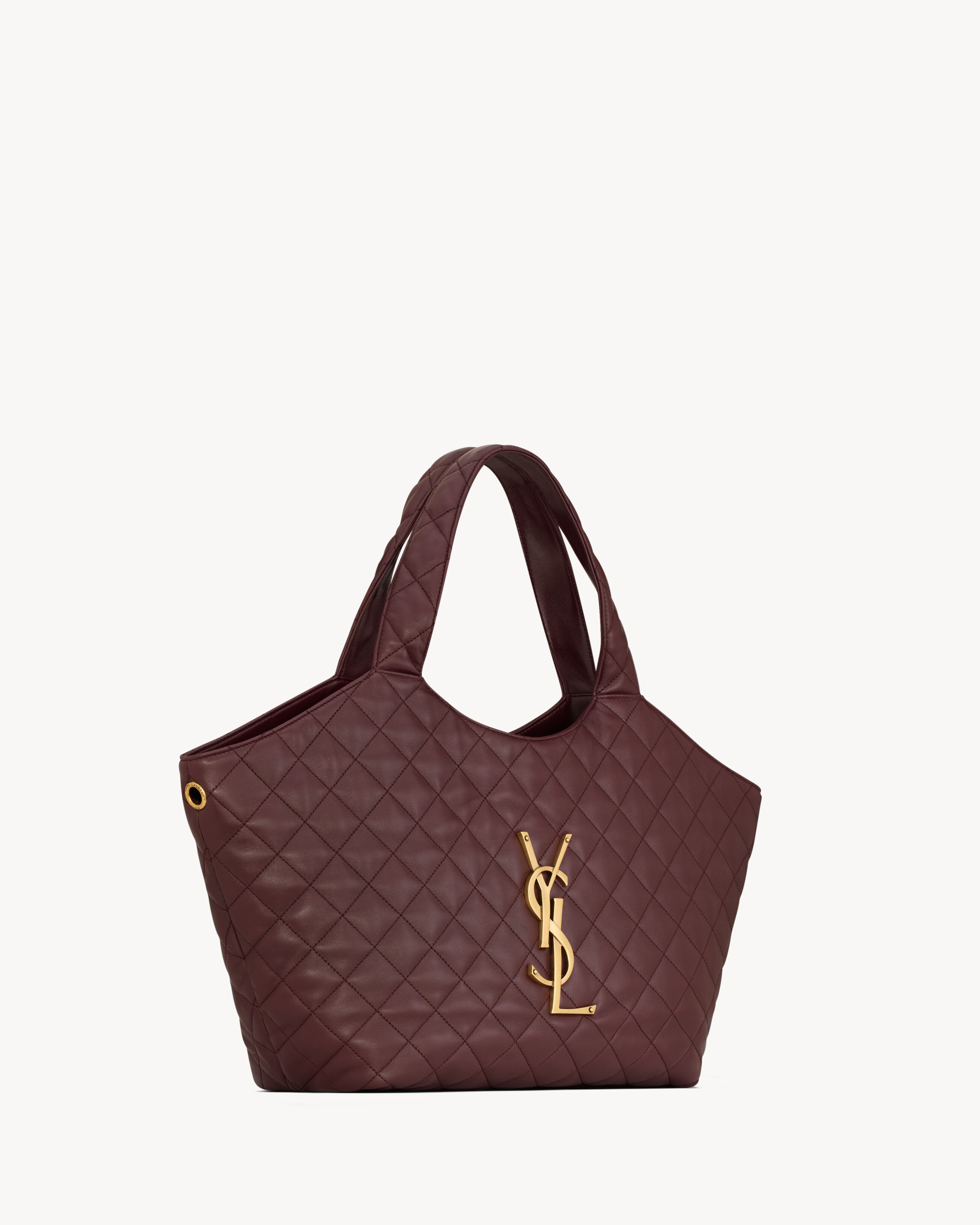 ICARE medium in quilted nappa in Bordeaux | Saint Laurent | YSL EN-GB | Saint Laurent Inc. (Global)