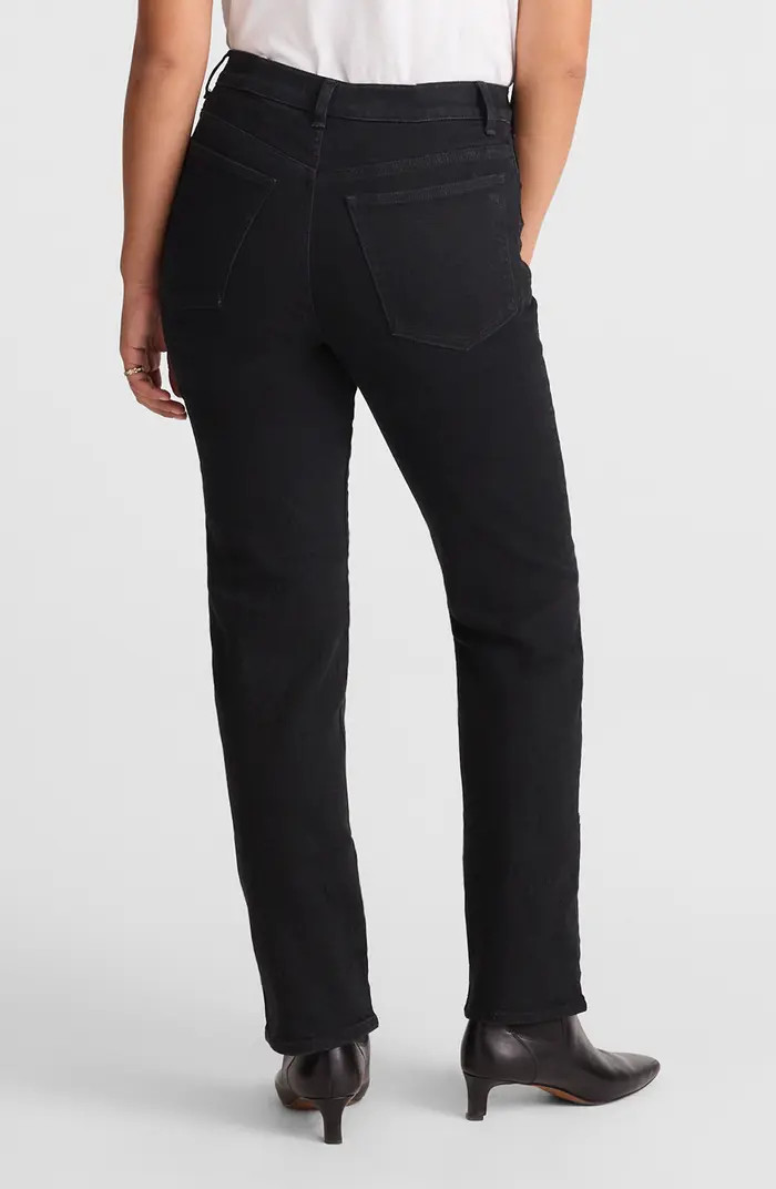 The Longline Straight Leg Jeans | Nordstrom