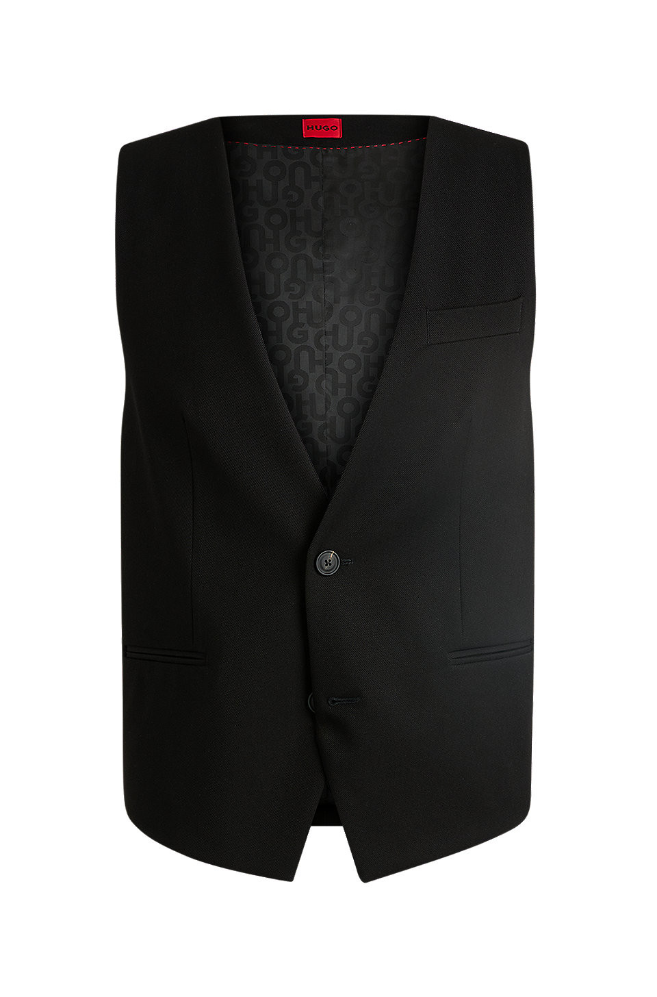 HUGO - Oversized-fit all-gender waistcoat in stretch fabric | Hugo Boss (UK)